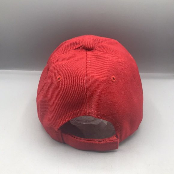 Motorcycle Biker Style Jesus Christ Heavenly Devoted Son Red Baseball Hat Cap - Picture 3 of 6